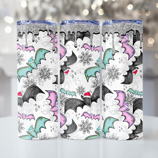 Freakin Bats Christmas Tumbler Wrap