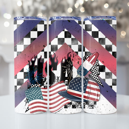 USA Grunge Tumbler