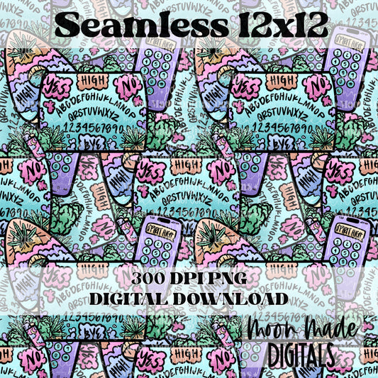 Smoke Away a Shitty Day Seamless