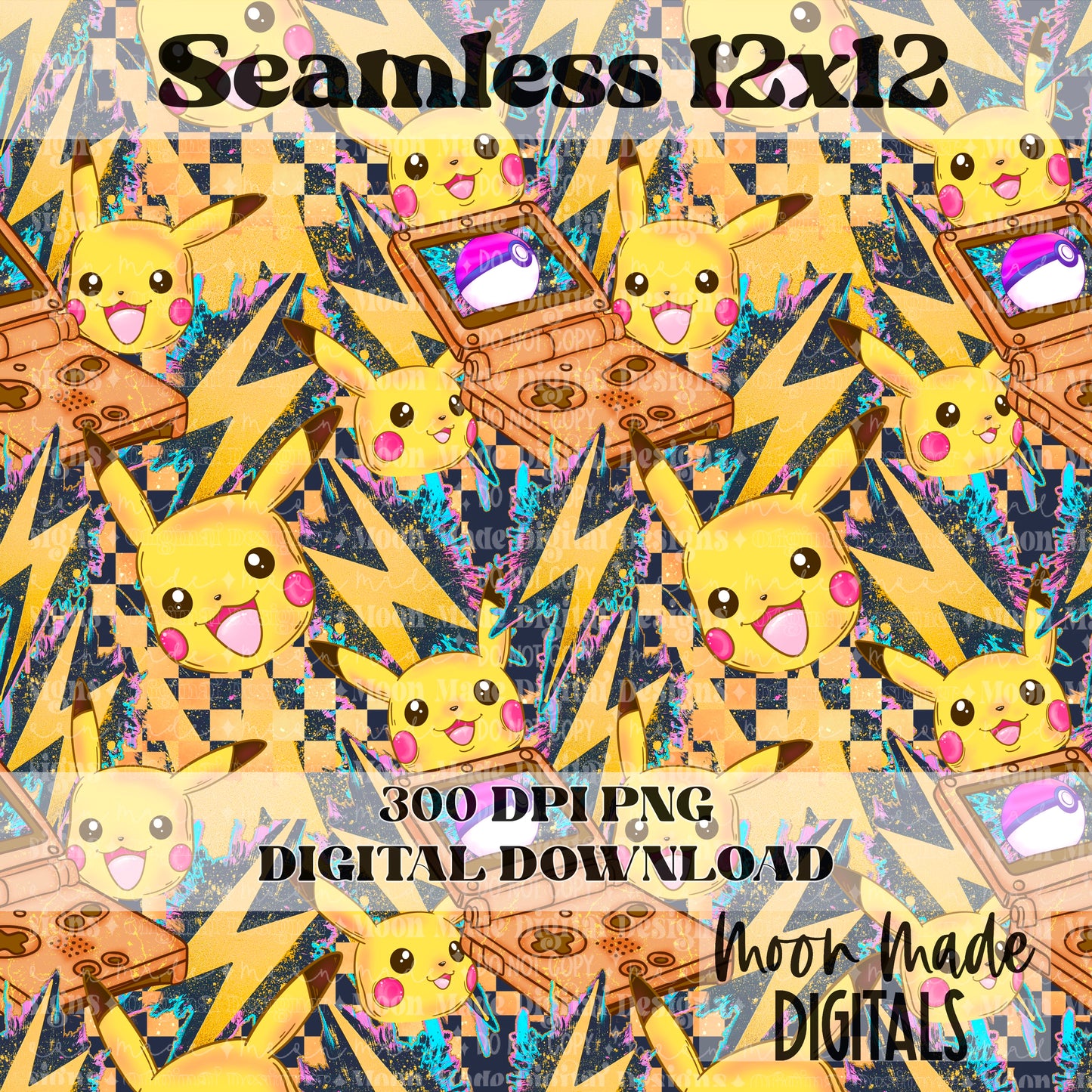 Pikachu Gameboy Seamless