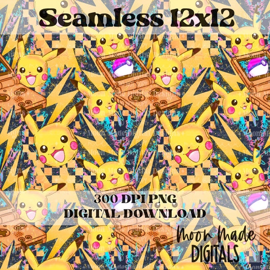 Pikachu Gameboy Seamless