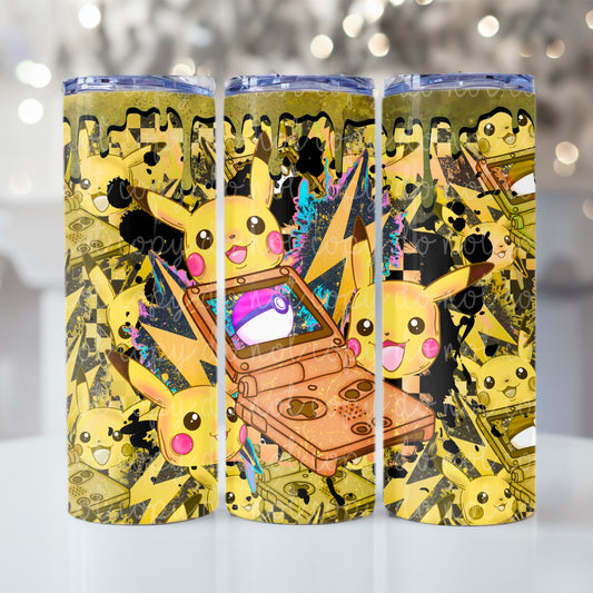 Pikachu Gameboy Tumbler