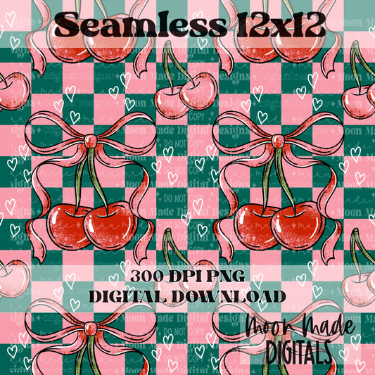 Cherry Heart Seamless