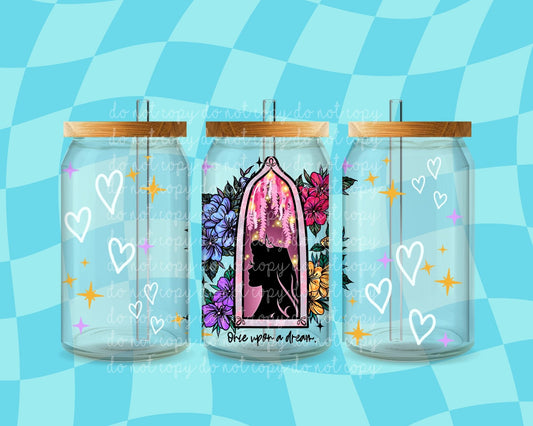 Sleeping Beauty Floral Window 16 oz