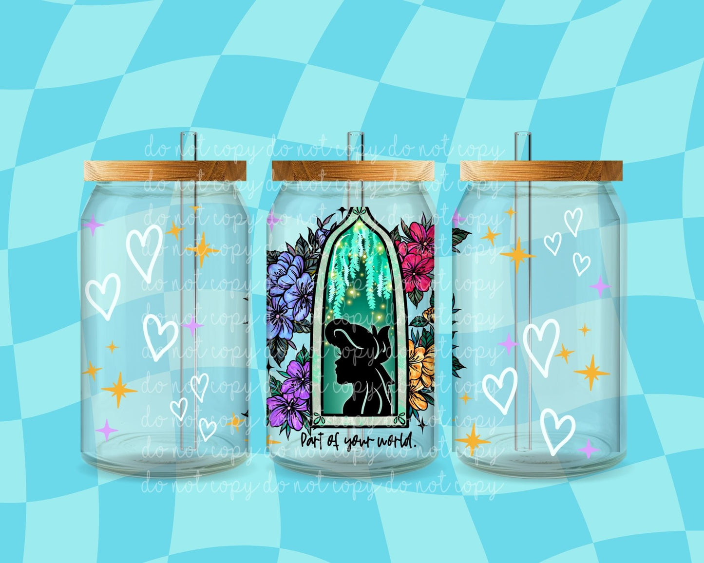 Ariel Floral Window 16 oz