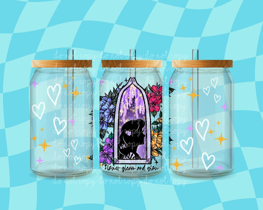 Rapunzel Floral Window 16 oz
