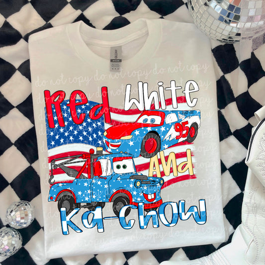 Red White and Ka Chow PNG