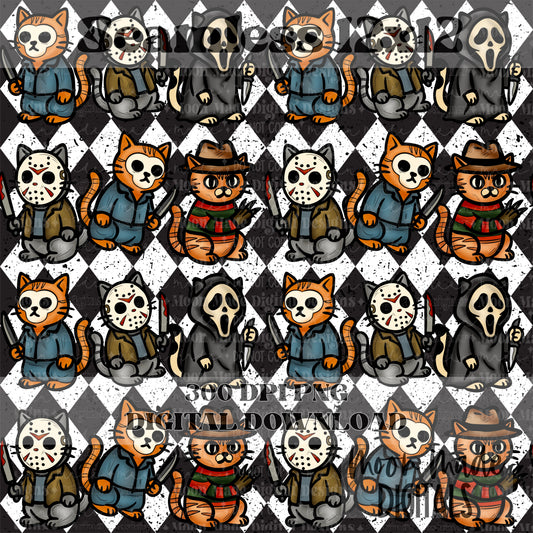 Killer Whiskers Seamless