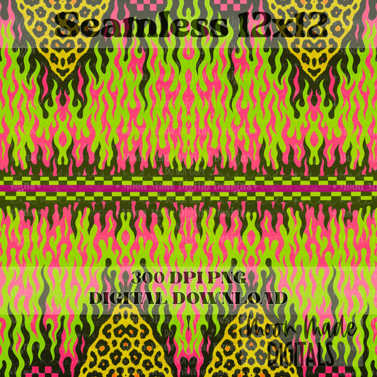 Punk Leopard Seamless