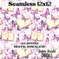 Bookstore Butterflies Seamless