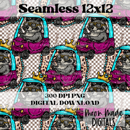 Drive Fast Eat Trash Seamless