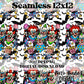 Killer Klowns White Seamless