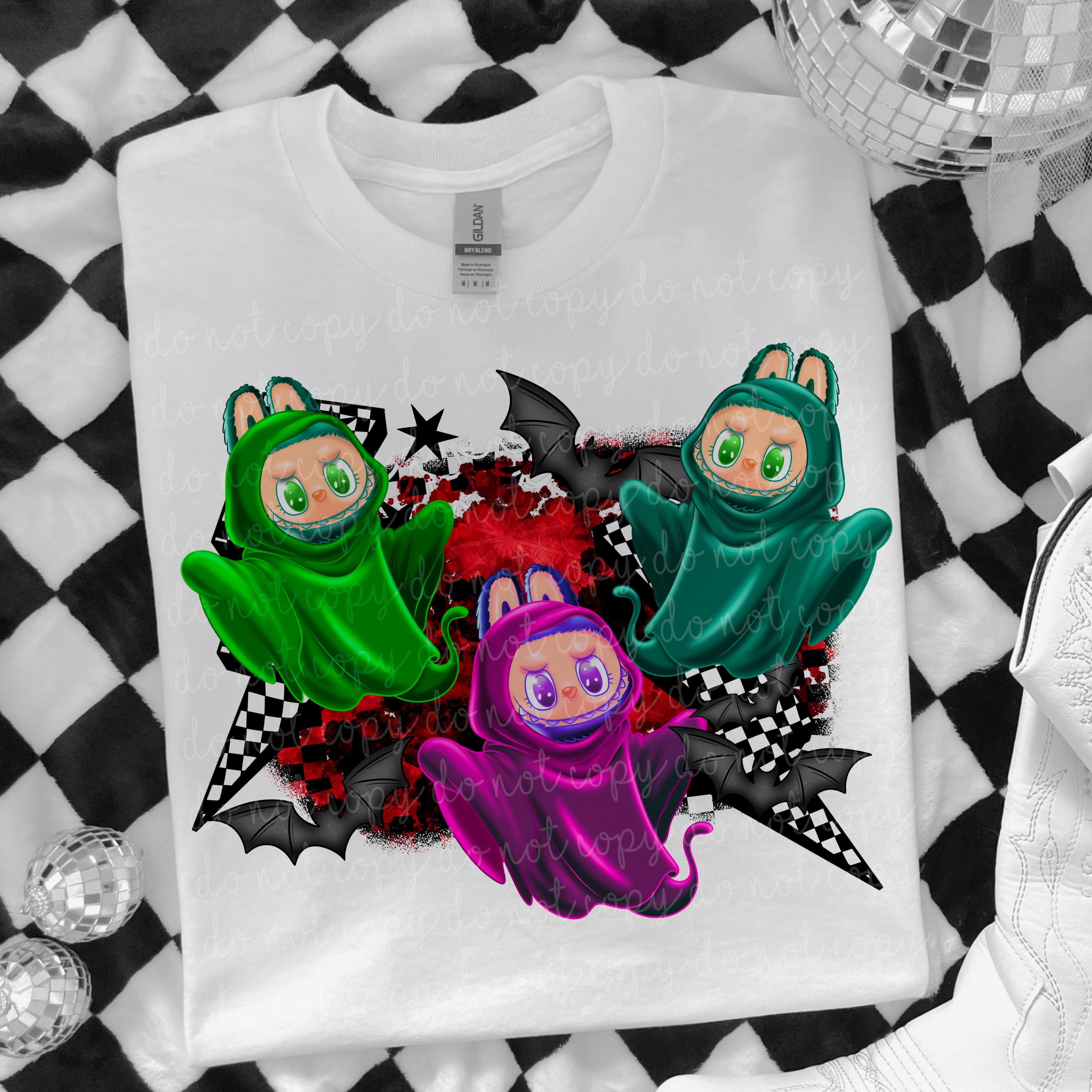 Labubu Ghost PNG – Moon Made Digitals