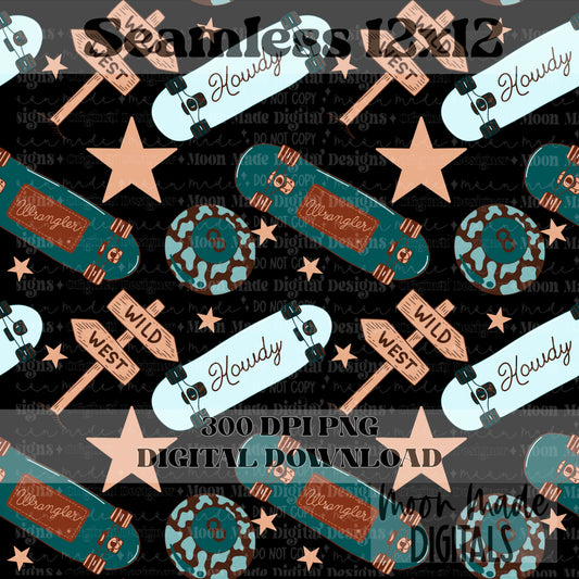 Western Boy Seamless