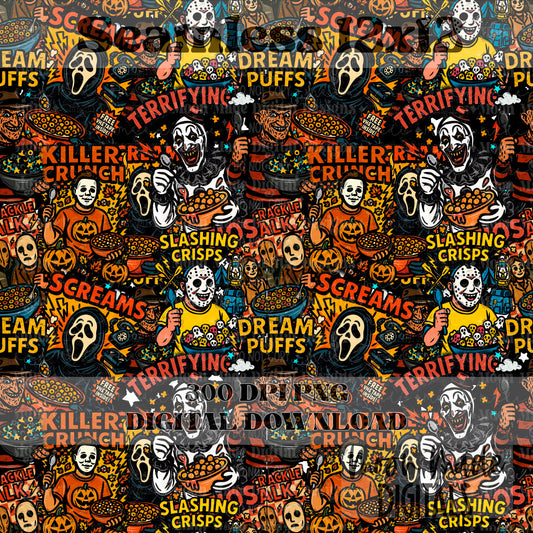 Spooky Cereal Seamless