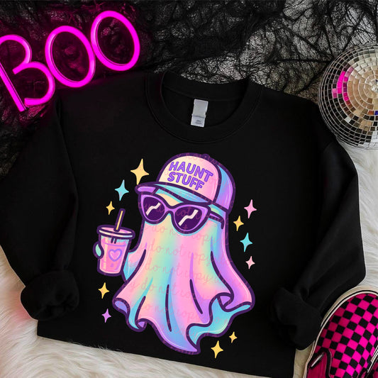 Haunt Stuff Sparkle Ghost PNG