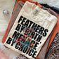 Feathers by Choice (Both Black and White) PNG