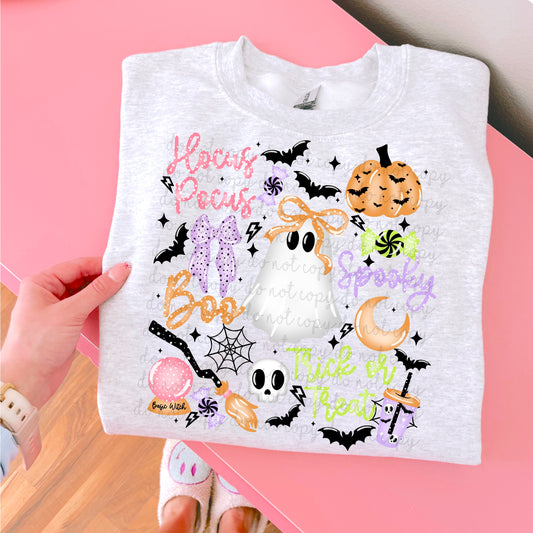 Spooky Collage PNG