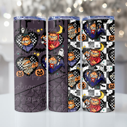 Garfield Halloween Tumbler