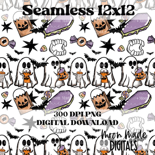 Ghouls Just Want to Trick or Sip Seamless