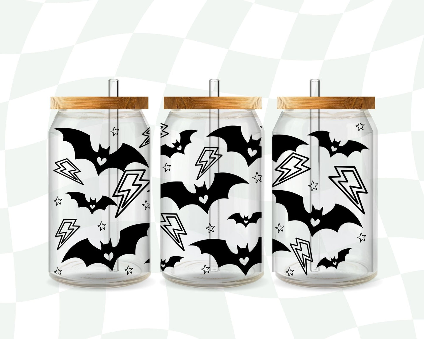 Bats and Lightning 16 oz