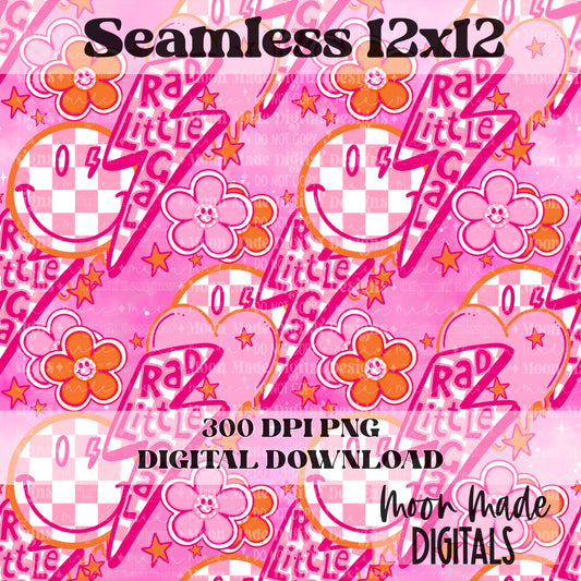 Rad Little Gal Seamless