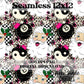Checkered Trendy Santa Seamless