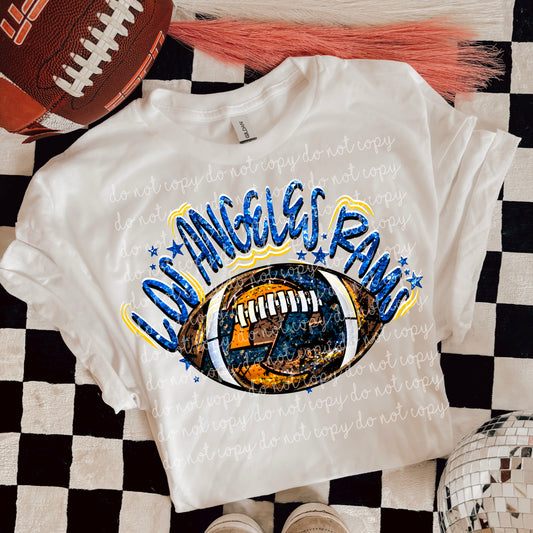 LAR Football (both glitter and no glitter) PNG