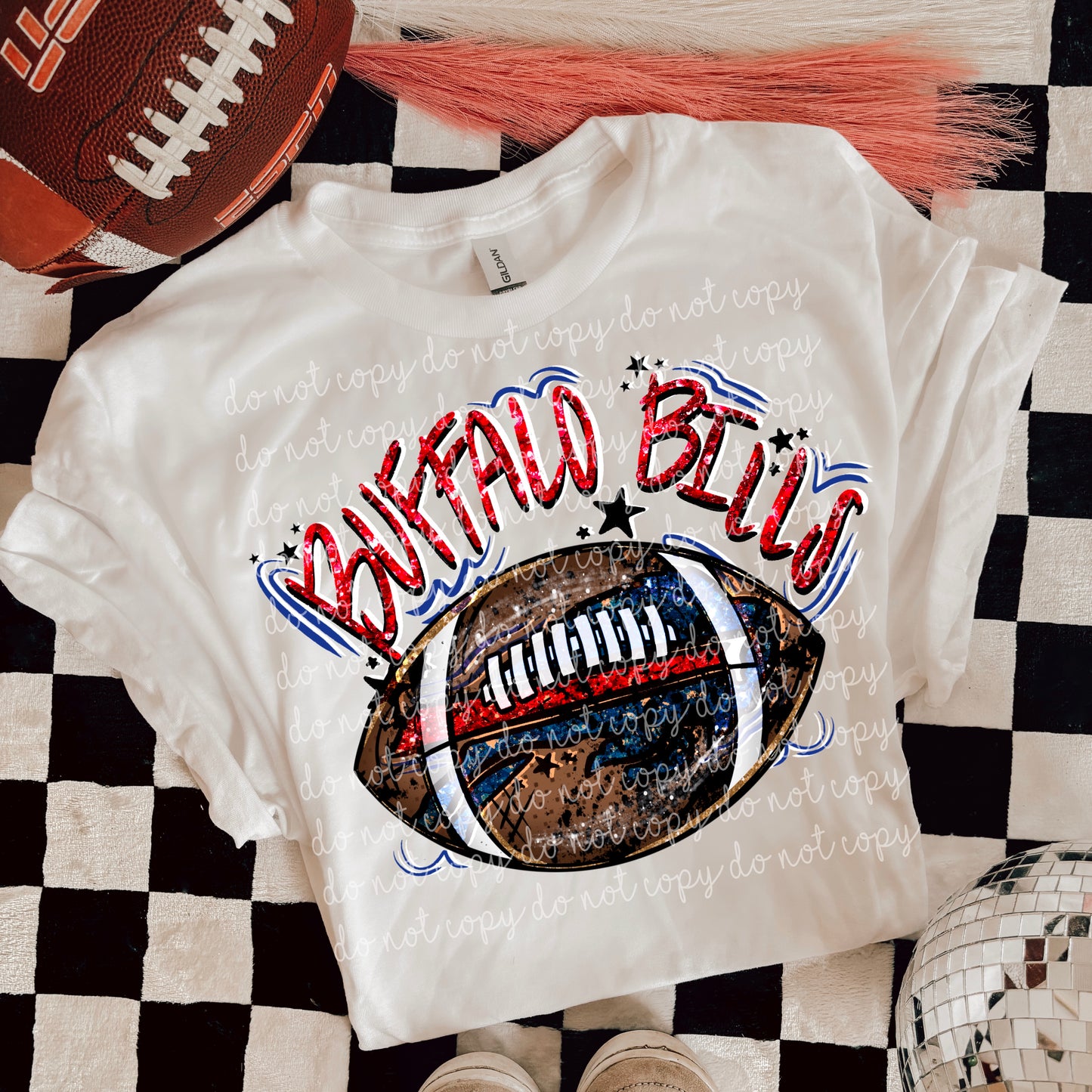 BB Football (both glitter and no glitter) PNG