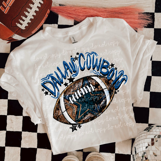 DC Football (both glitter and no glitter) PNG