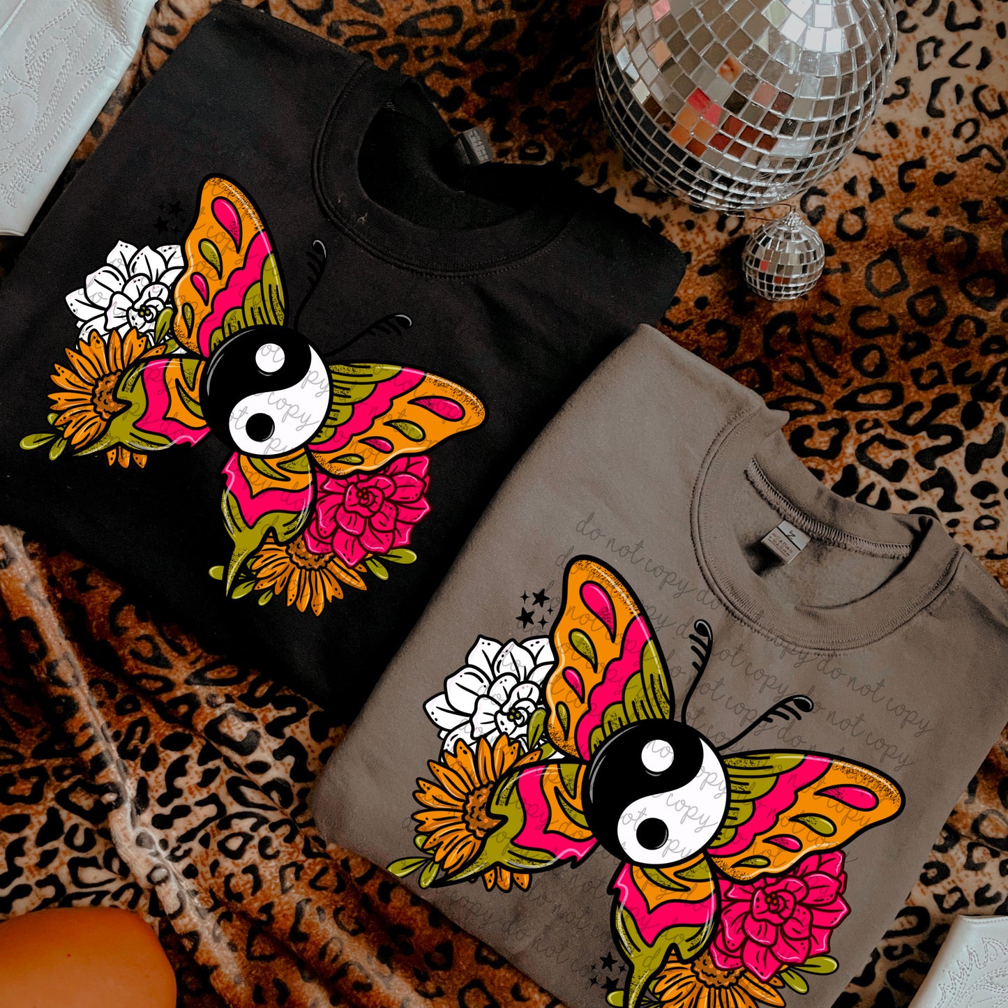 Ying Yang Butterfly PNG