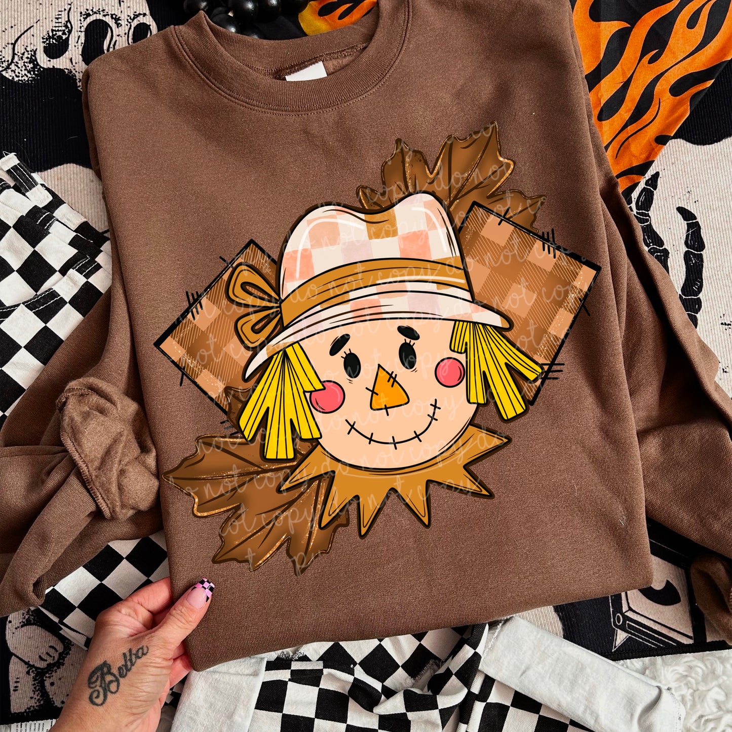 Plaid Scarecrow PNG