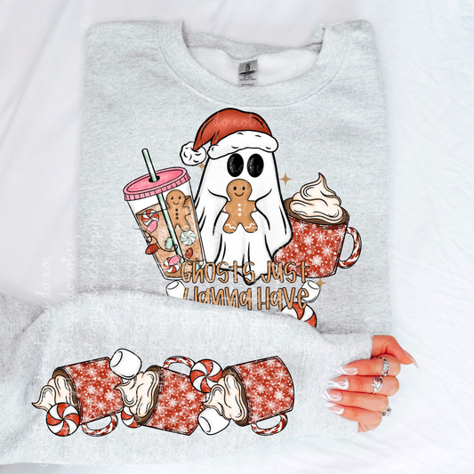 Ghosts Just Wanna Have Cocoa w/Sleeve PNG