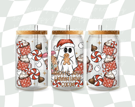 Ghosts Just Wanna Have Cocoa 16 oz