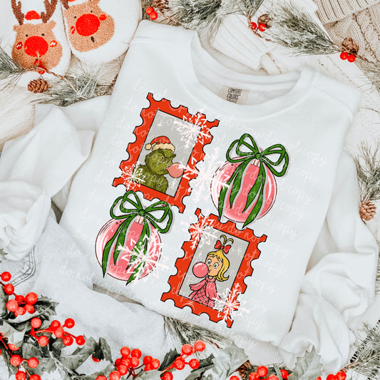 Green Guy Stamps PNG