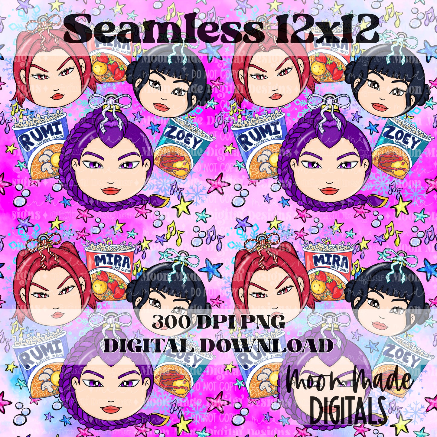 K-Pop Christmas Seamless