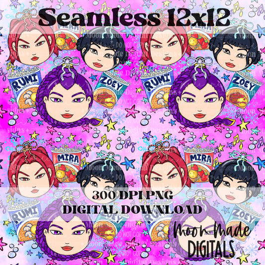 K-Pop Christmas Seamless