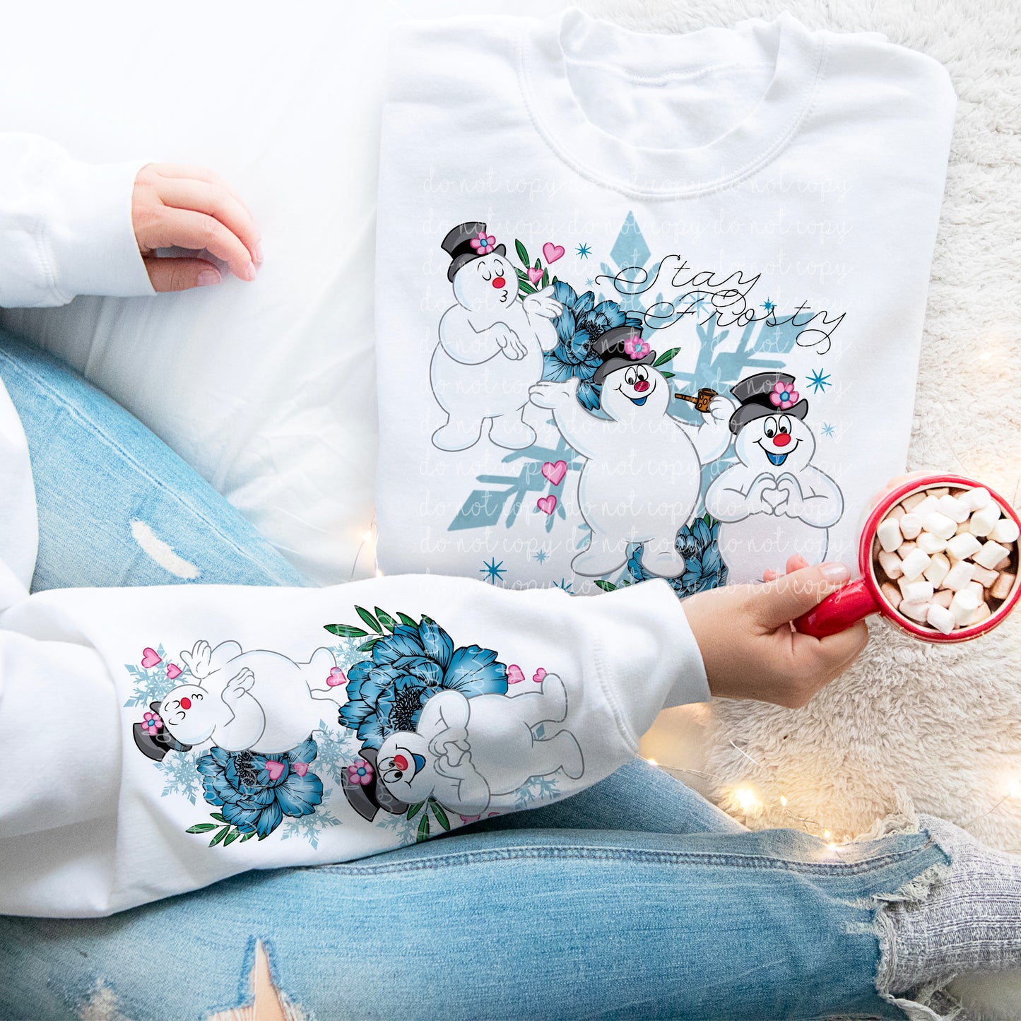 Stay Frosty w\Sleeve PNG