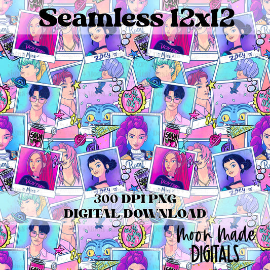 K Pop Hunters Pictures Seamless