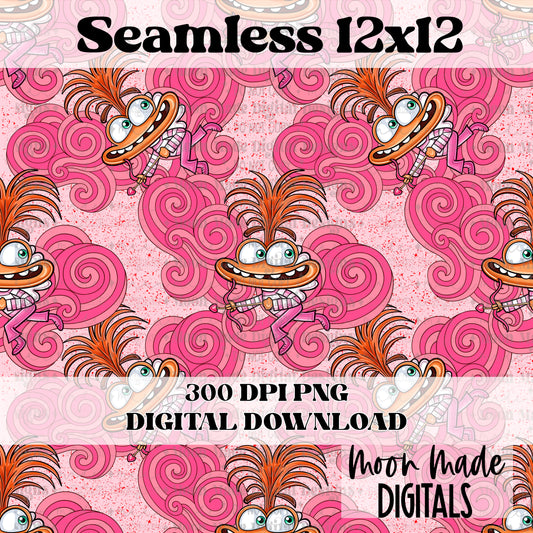 Anxiety Valentine Seamless