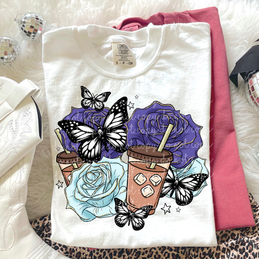 Butterfly Coffee PNG