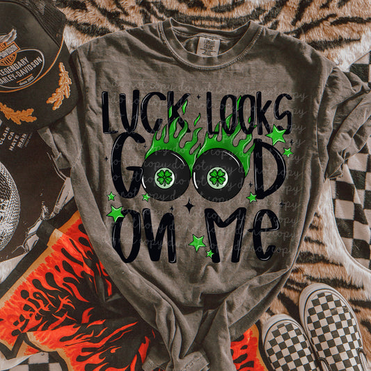 Luck Looks Good On Me PNG
