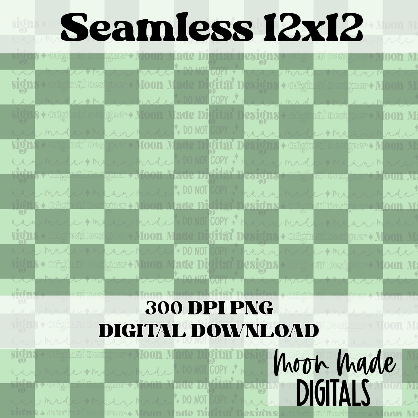 Sage Checkers Seamless