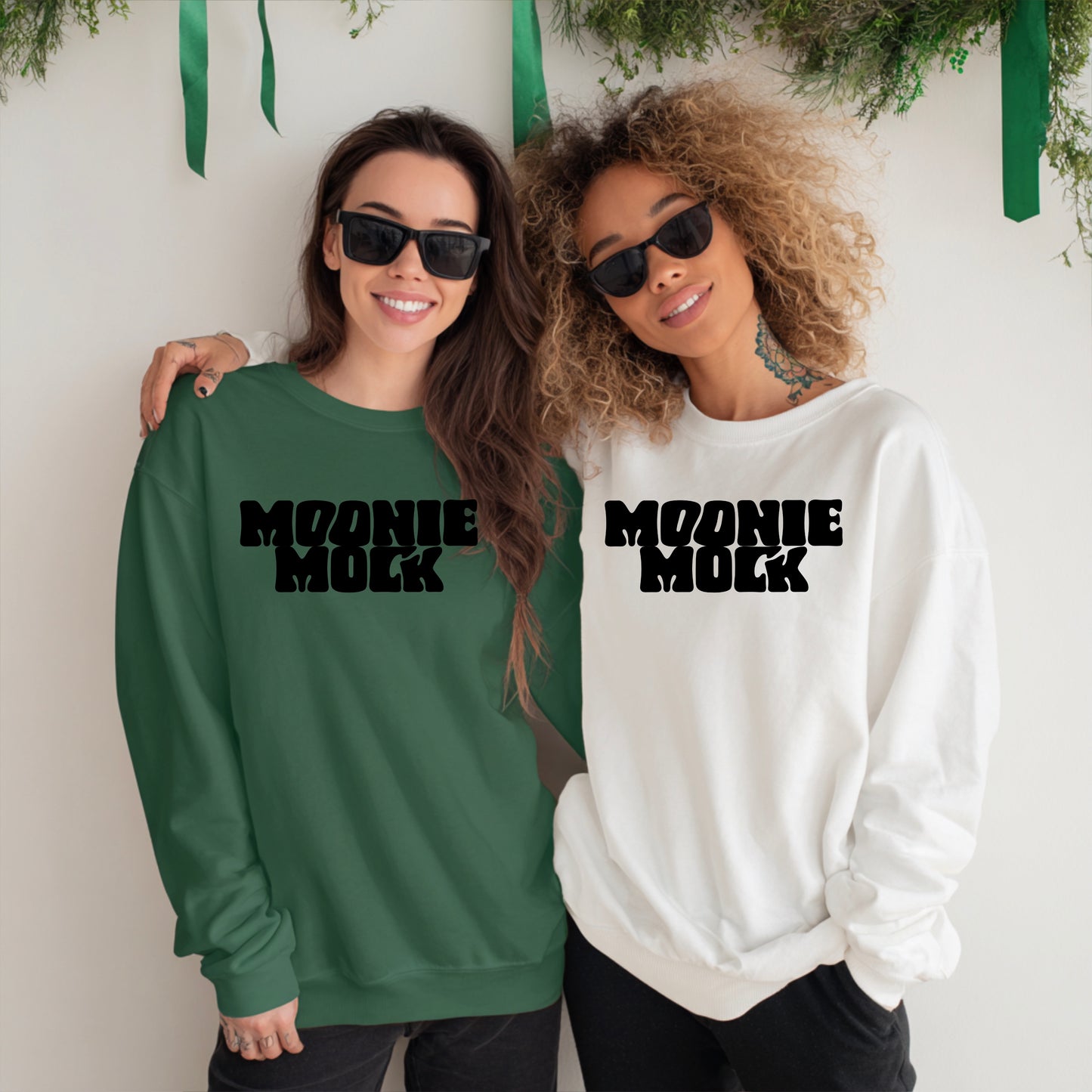 Green and White Crews3 Mockup
