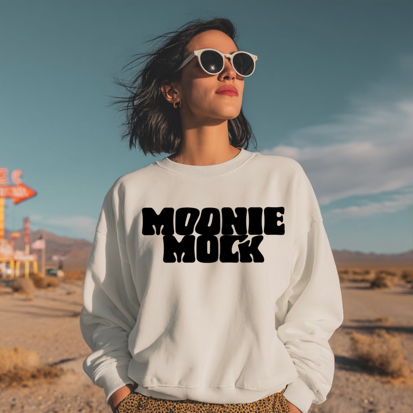 White Crew Leopard Shorts3 Mockup