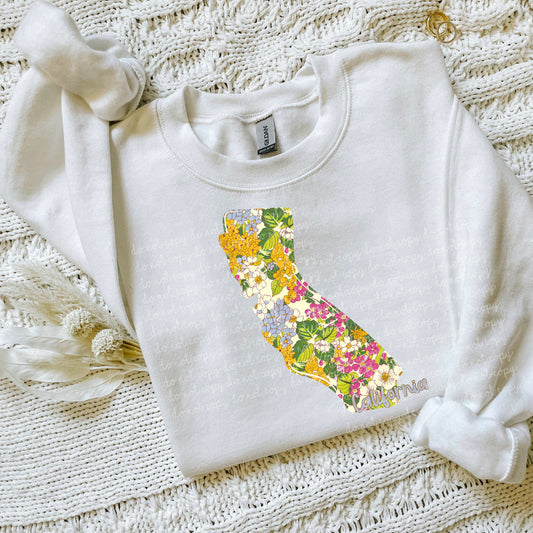 California Floral PNG