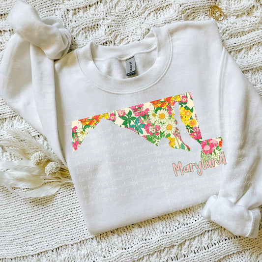 Maryland Floral PNG