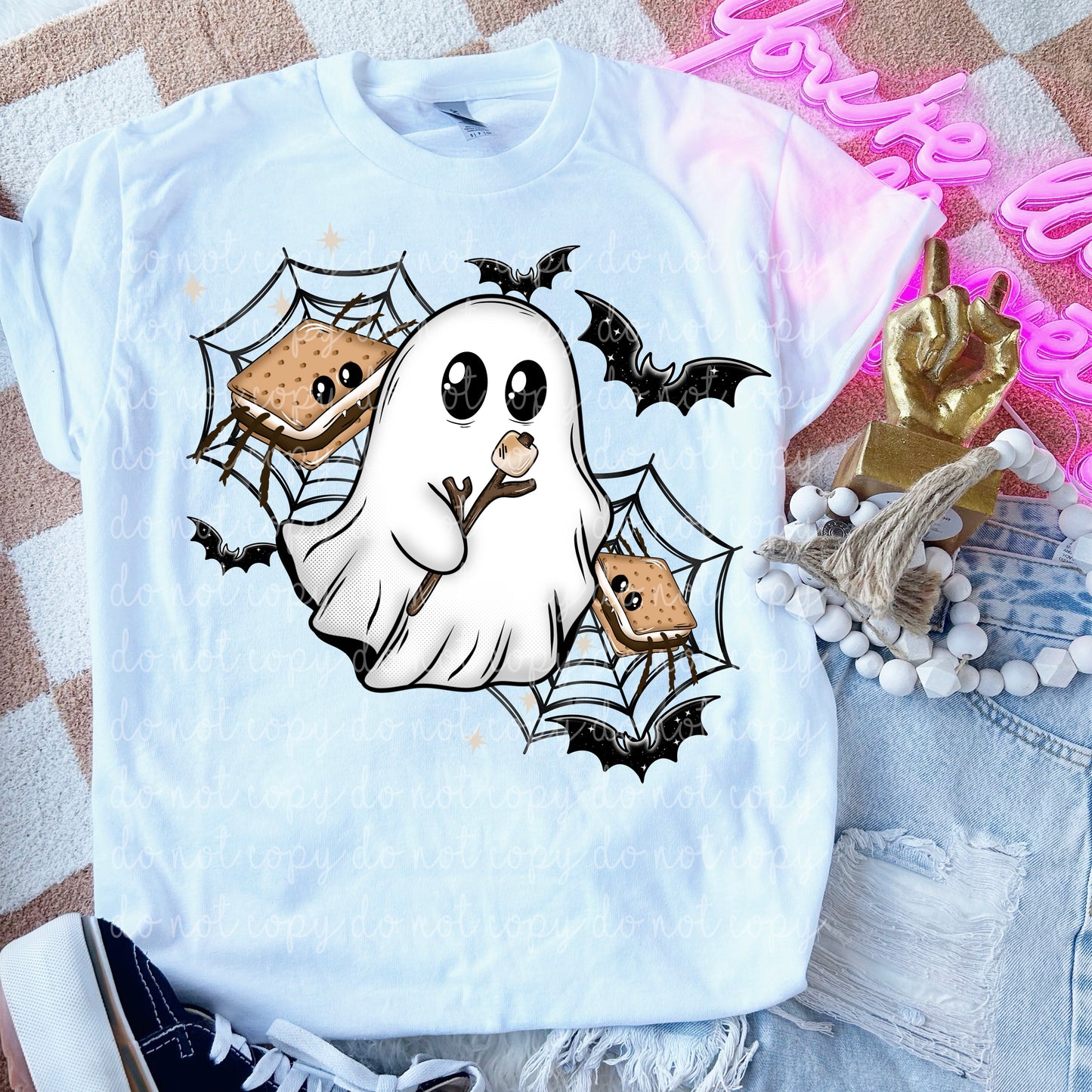 Spider Smores Ghostie w/ Sleeve PNG