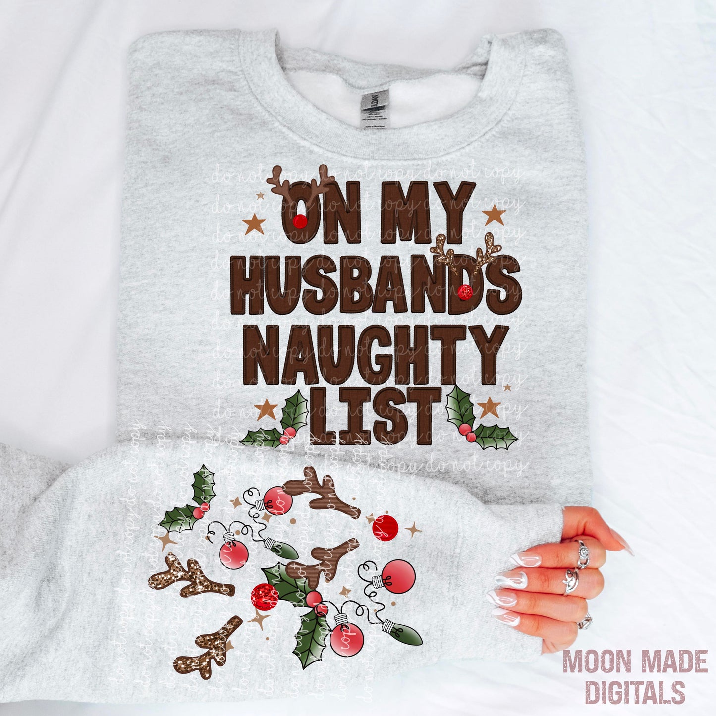 On my Husbands Naughty List - Sleeve Combo