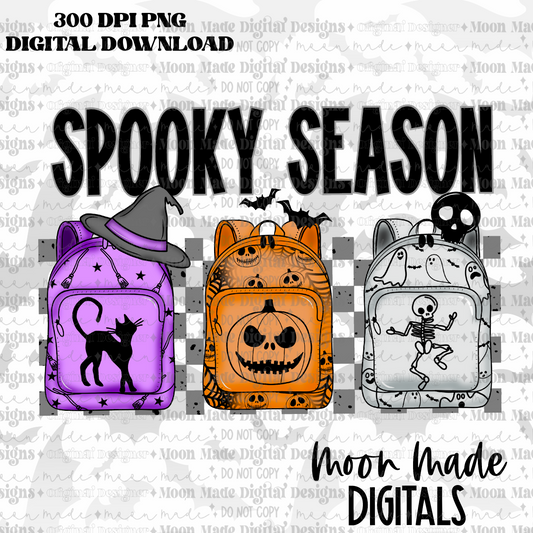 Spooky season spooky backpacks